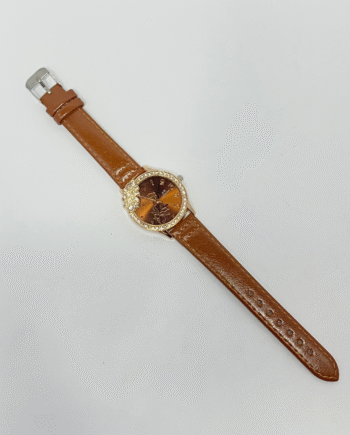 AW Collection Leather Strap Watch For Girl